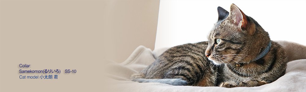 猫の首輪 Samekomon (るりいろ)